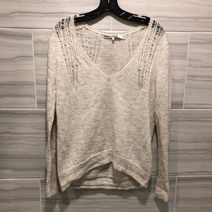Pam & Gela Knit Cream Sweater